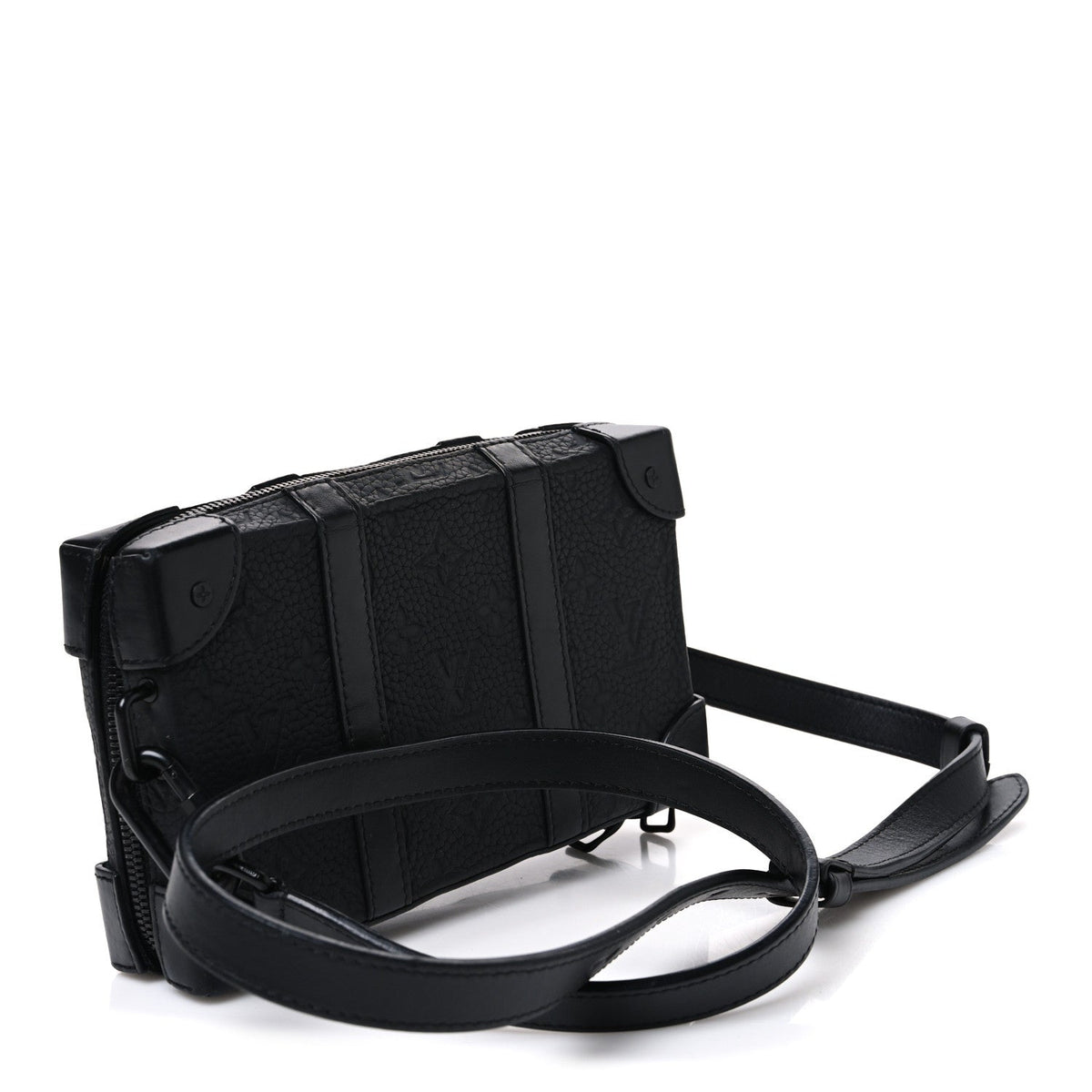 Taurillon Monogram Soft Trunk Wallet Black