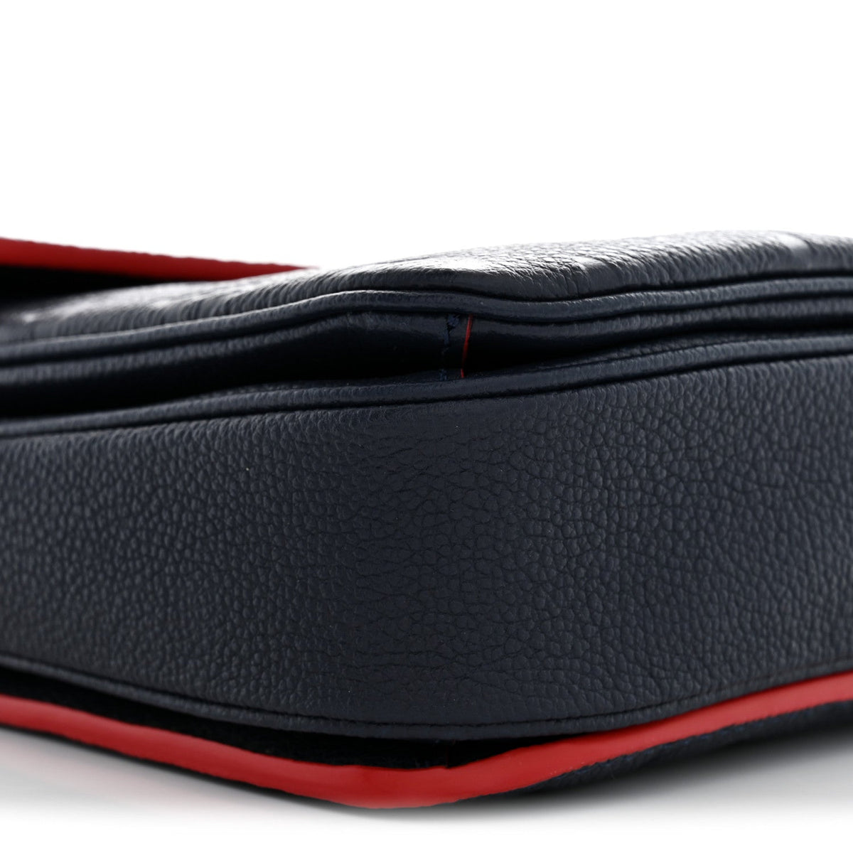 Empreinte Pochette Metis  Marine Rouge
