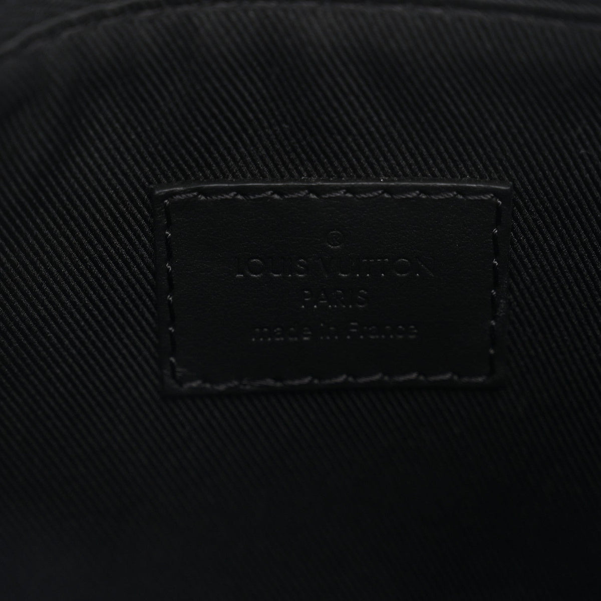 Grained Calfskin Aerogram Keepall XS Black