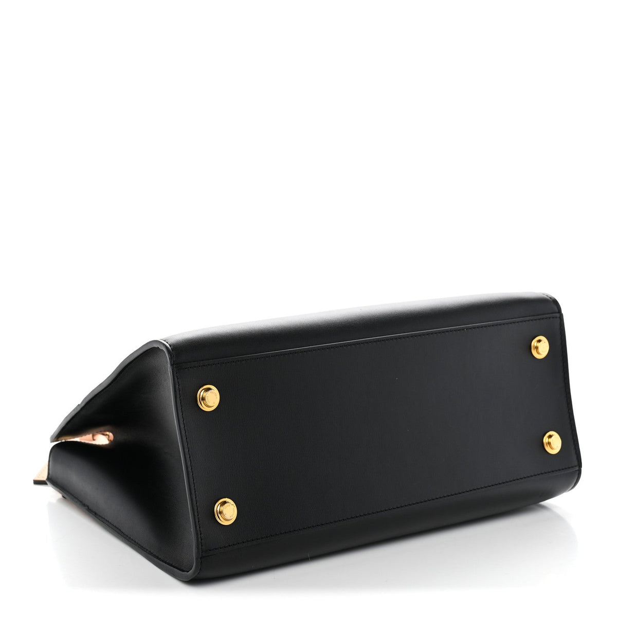 Calfskin City Steamer MM Black Creme Bourgogne