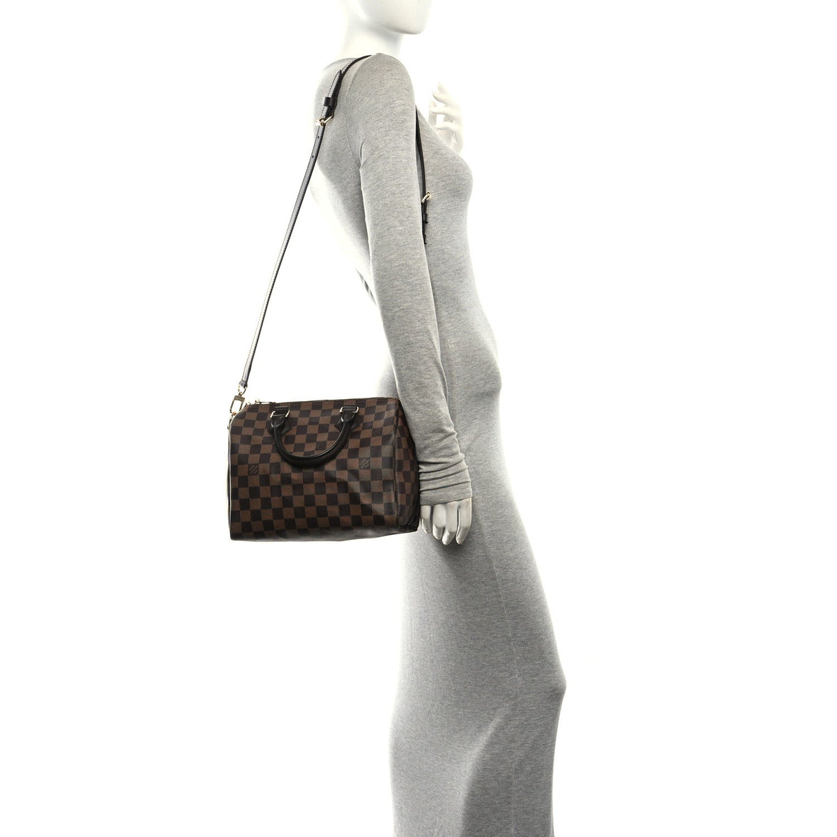 Damier Ebene Speedy Bandouliere 25