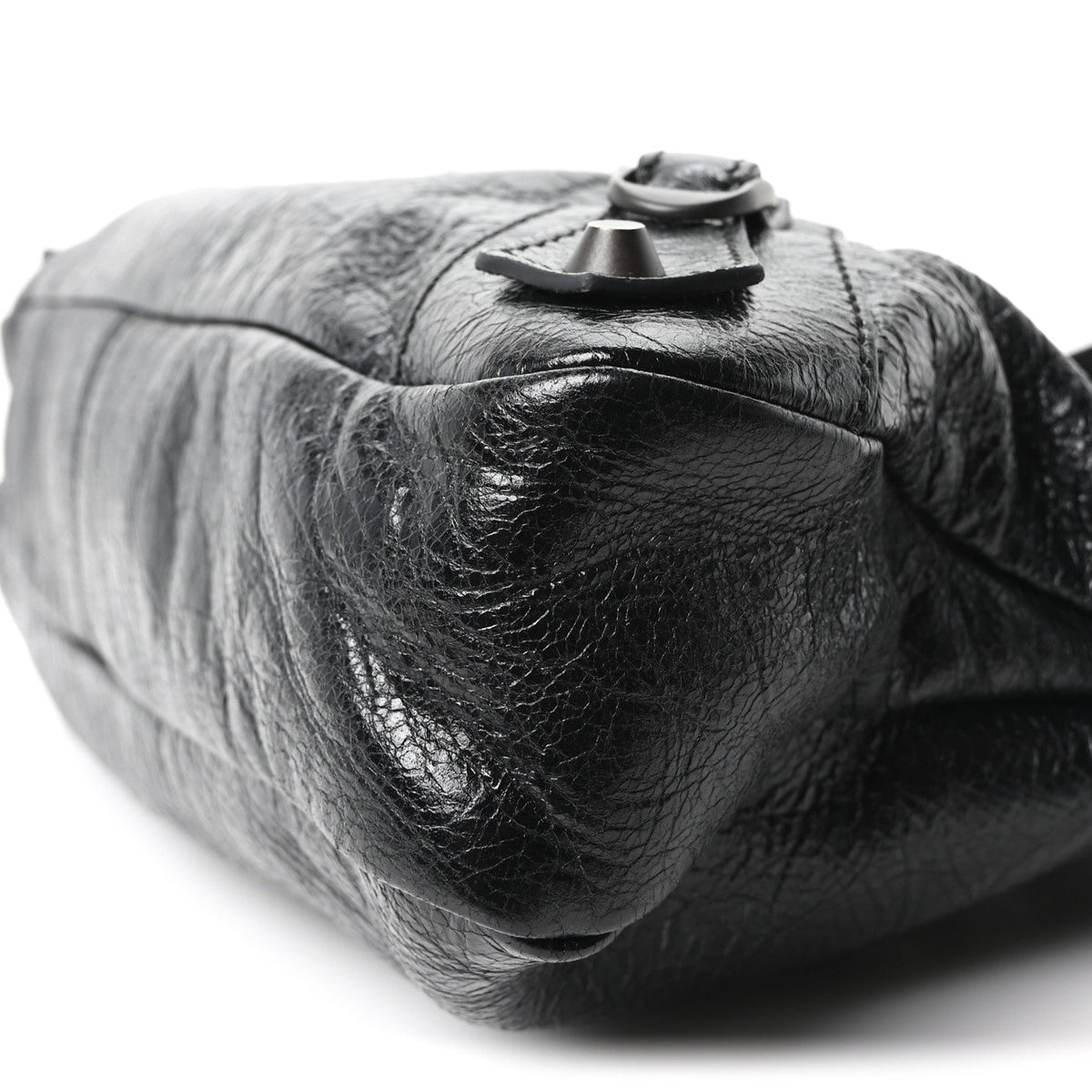 Agneau Arena Classic Hardware Le City First Bag Black