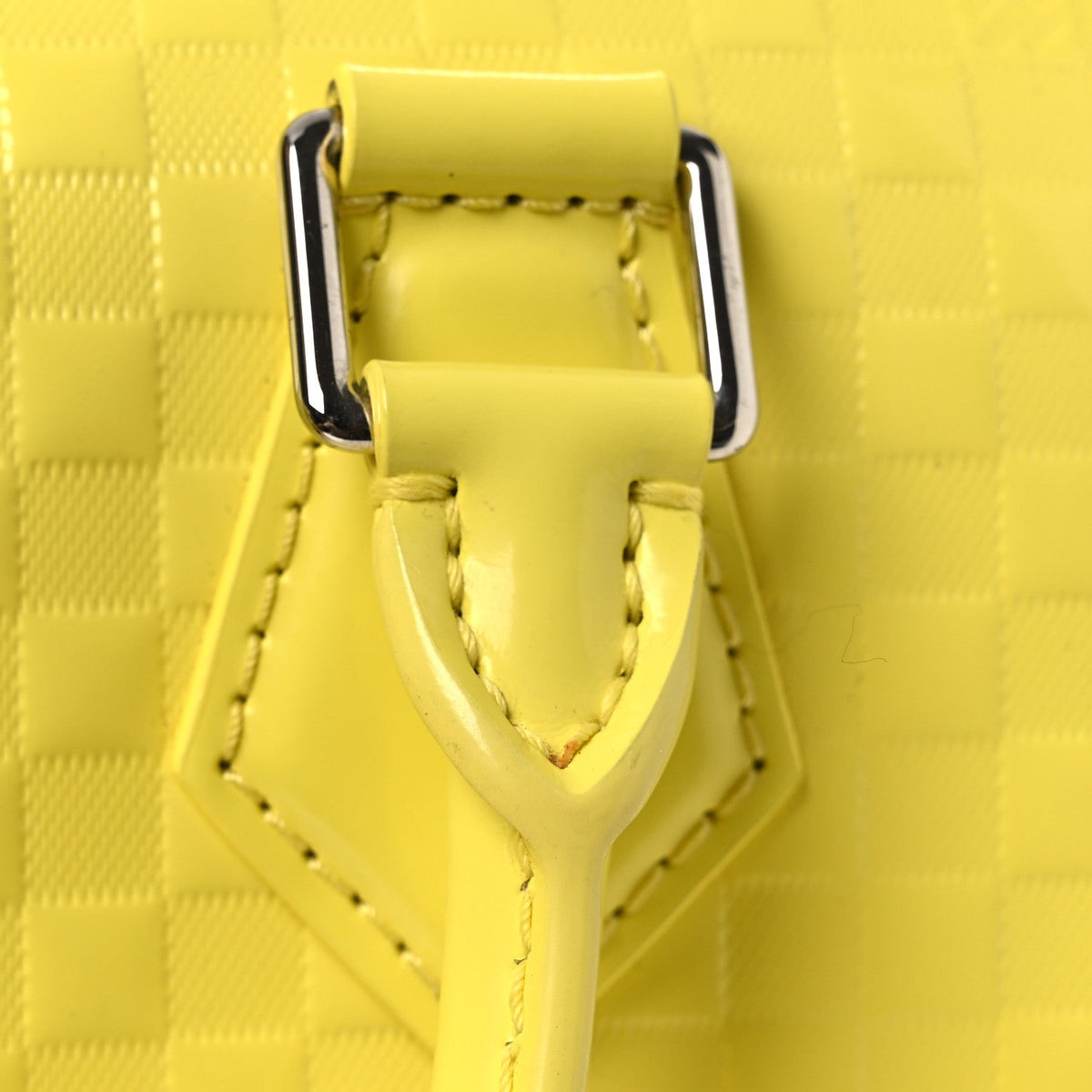 Damier Facette Speedy Cube PM Yellow