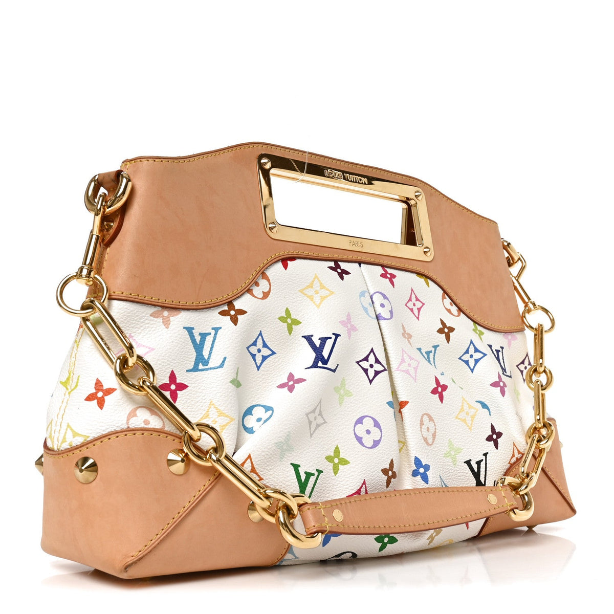 Monogram Multicolor Judy MM White