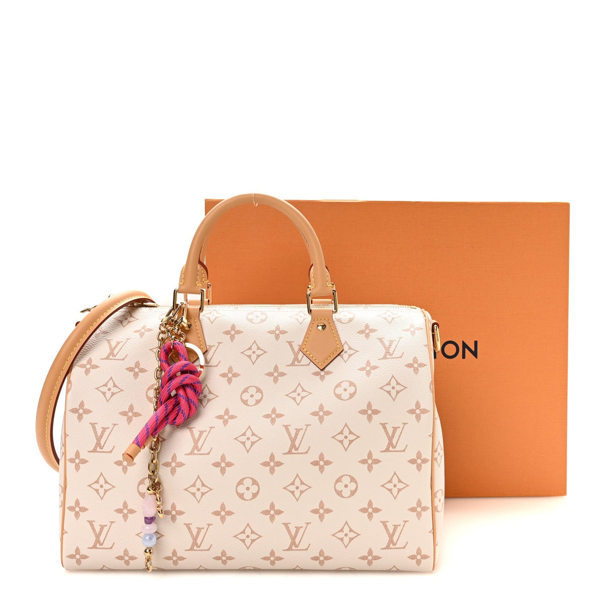 Monogram Dune Lucky Speedy Soft 30 Pink