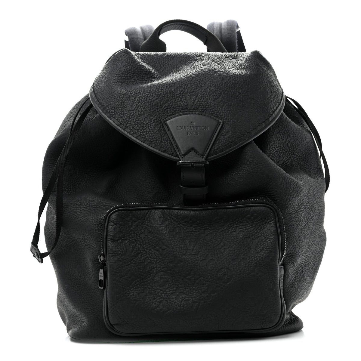 Taurillon Monogram Montsouris Backpack Black