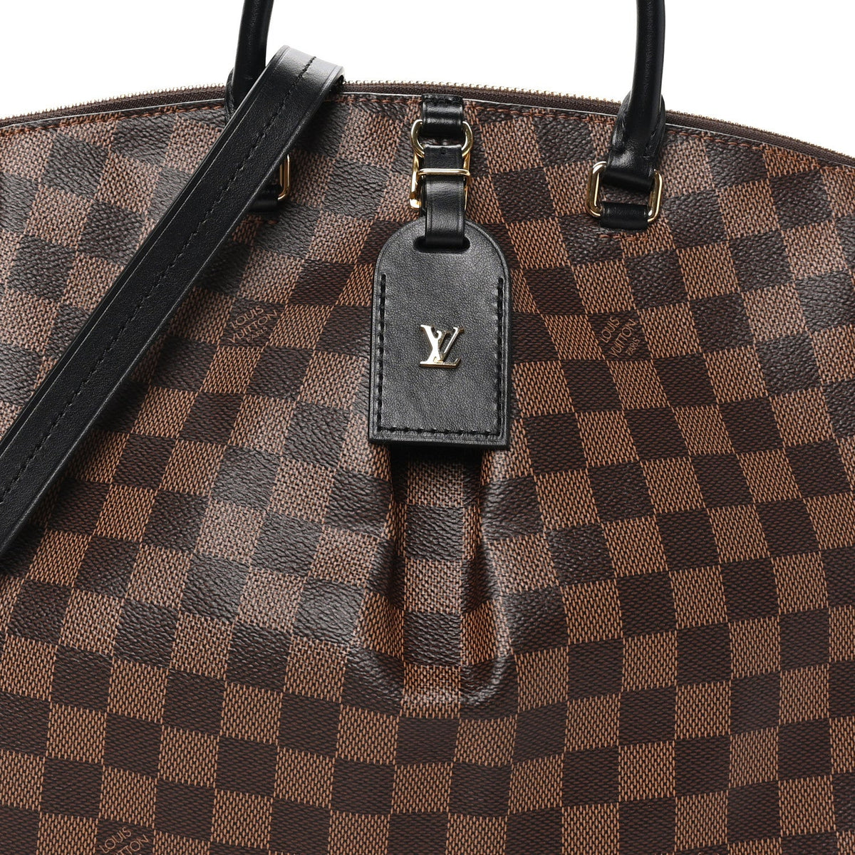 Damier Ebene Odeon Tote MM Black
