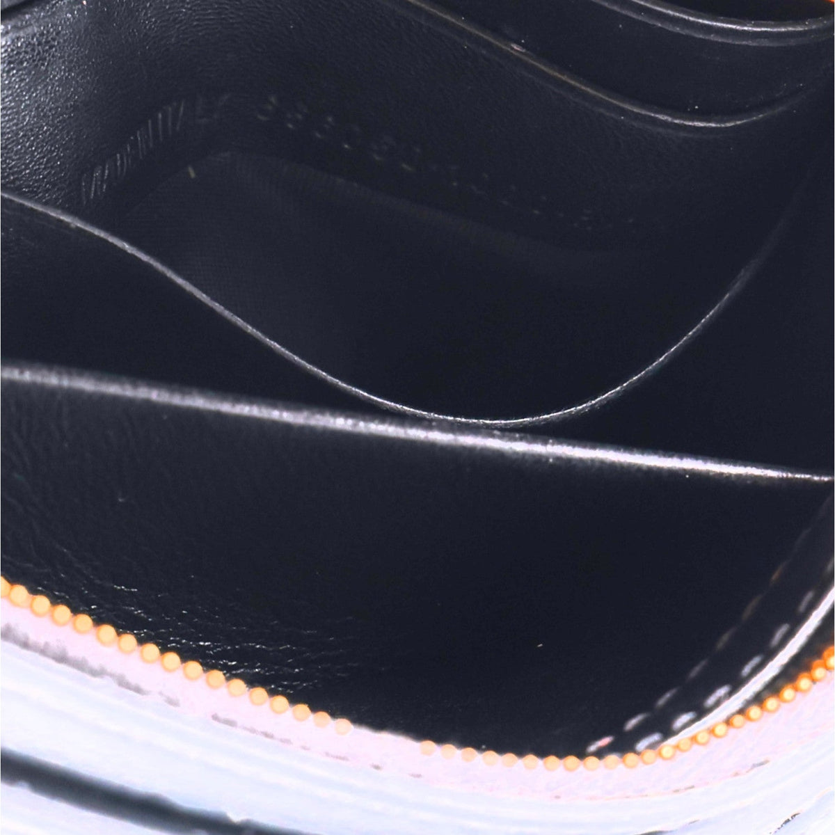 Shiny Box Calfskin Hourglass Chain Bag Black