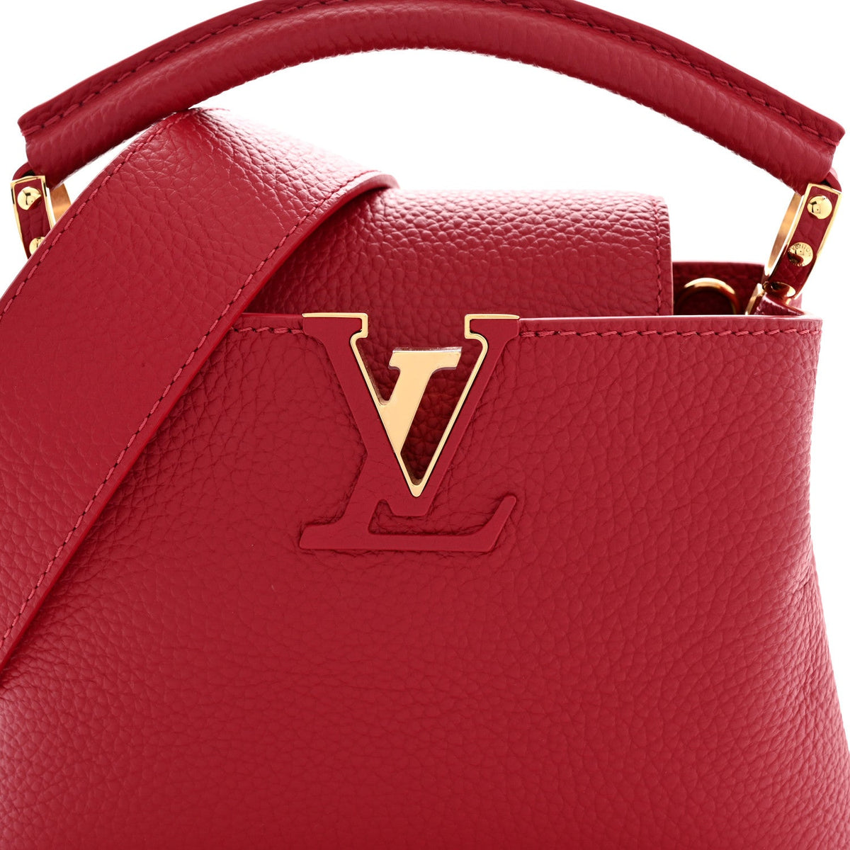 Taurillon Mini Capucines Scarlet