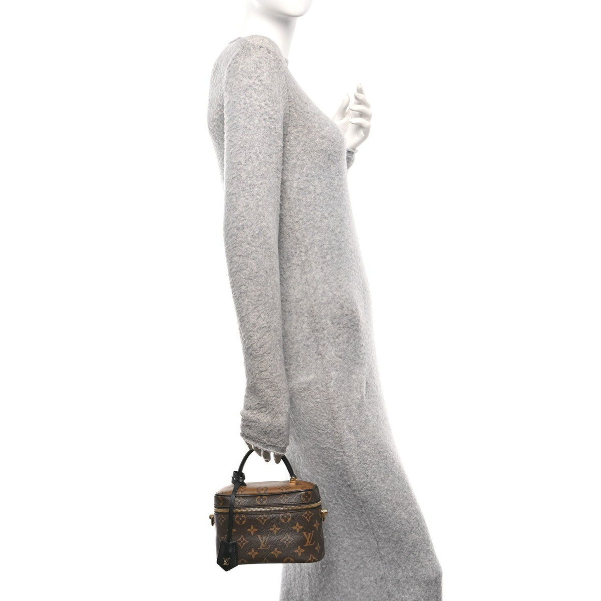 Reverse Monogram Vanity Chain Pouch
