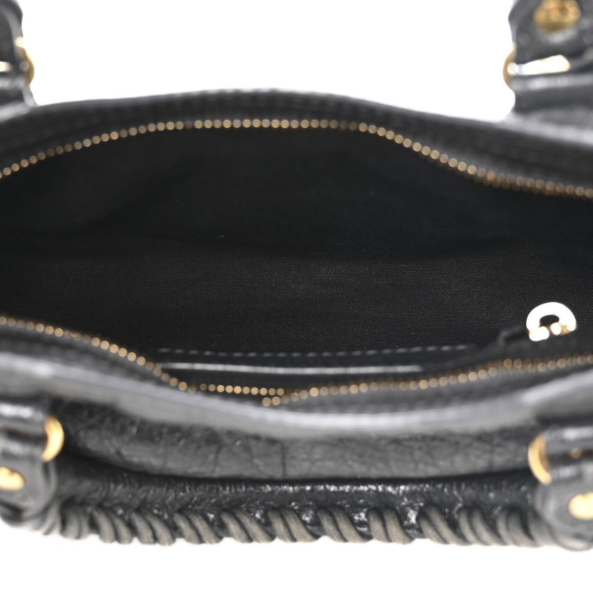Agneau Giant 12 Gold Hardware Mini City Gris Fossile