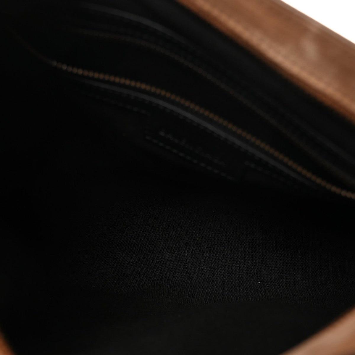 Waxed Suede Calfskin Classic Hardware Small Le City Camel