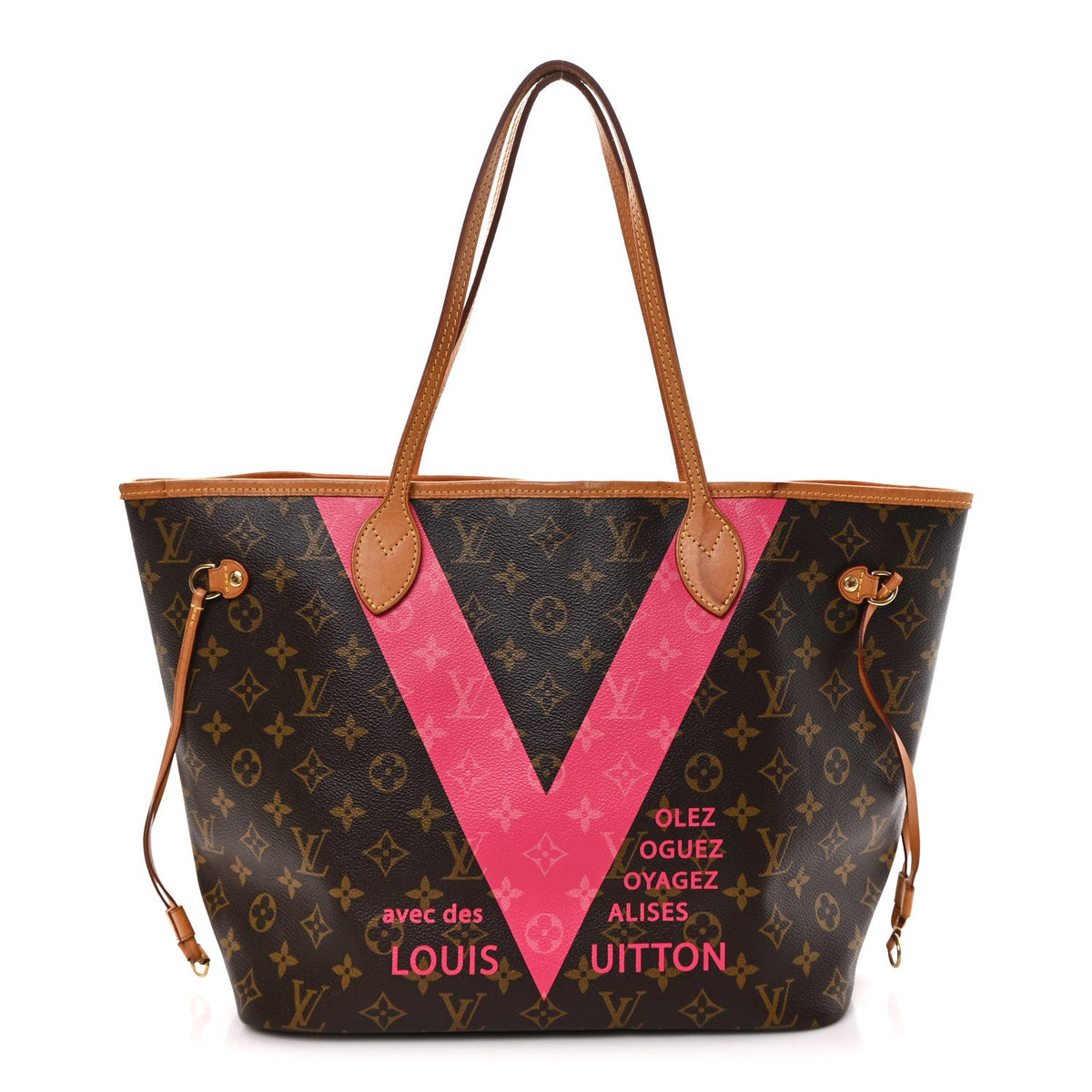 Monogram V Neverfull MM Grenade