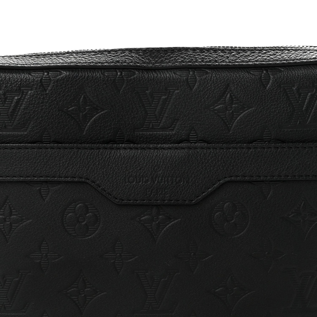 Calfskin Monogram Shadow Trio Messenger Black