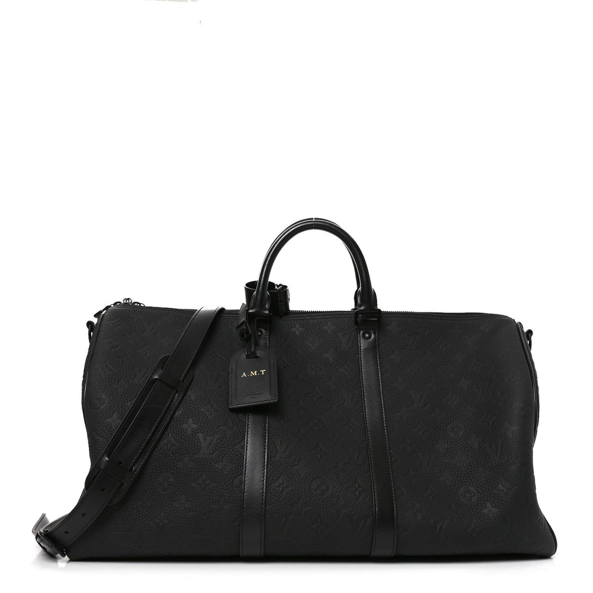 Taurillon Monogram Keepall Bandouliere 50 Black
