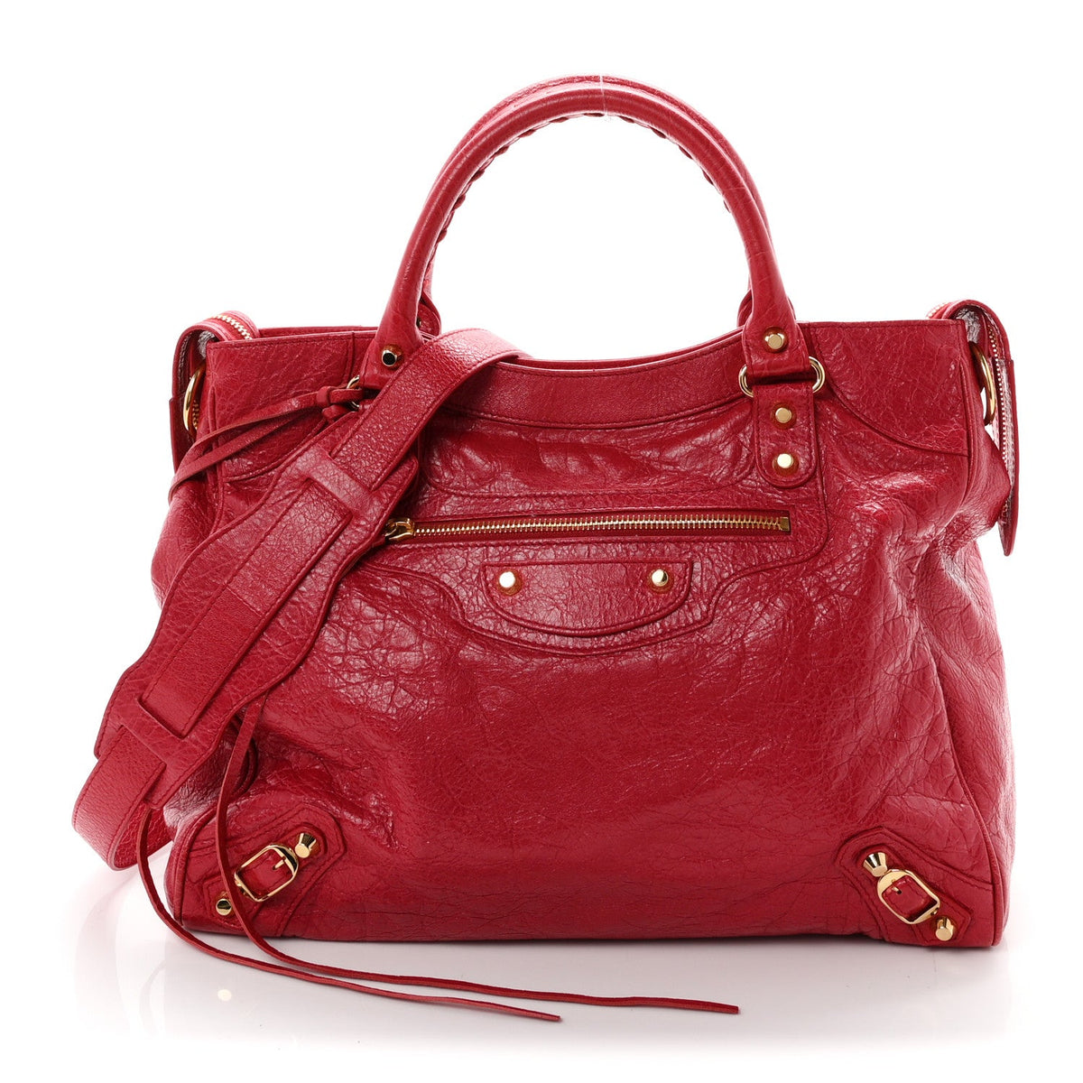 Agneau Classic Gold Hardware Velo Rouge Sapphire