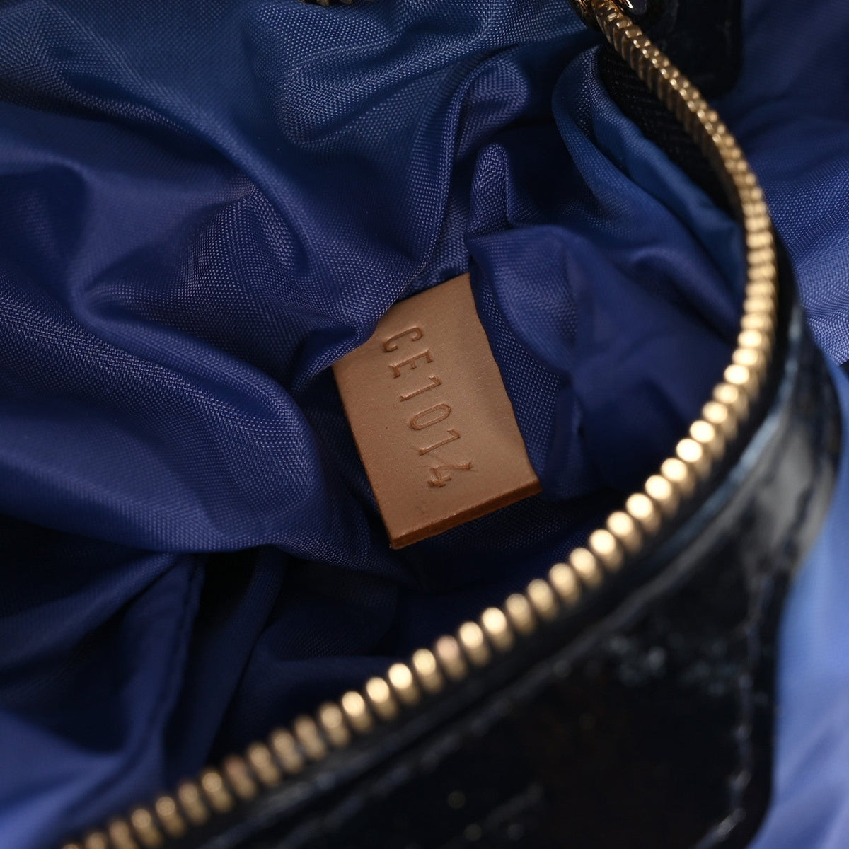 Cotton Monogram Eponge Cabas Blue
