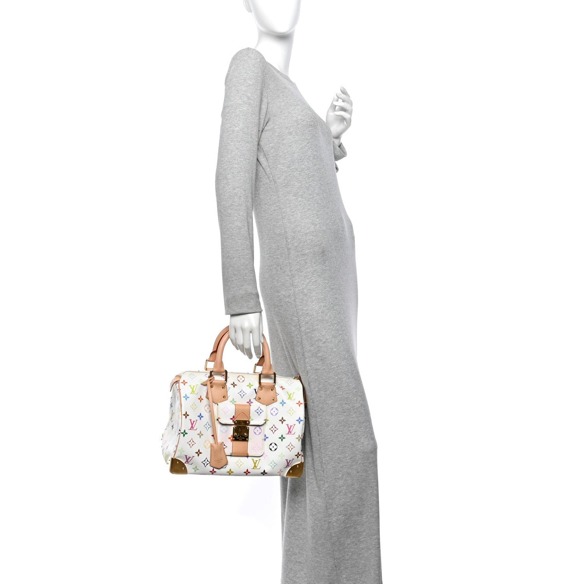 Monogram Multicolor Speedy 30 White