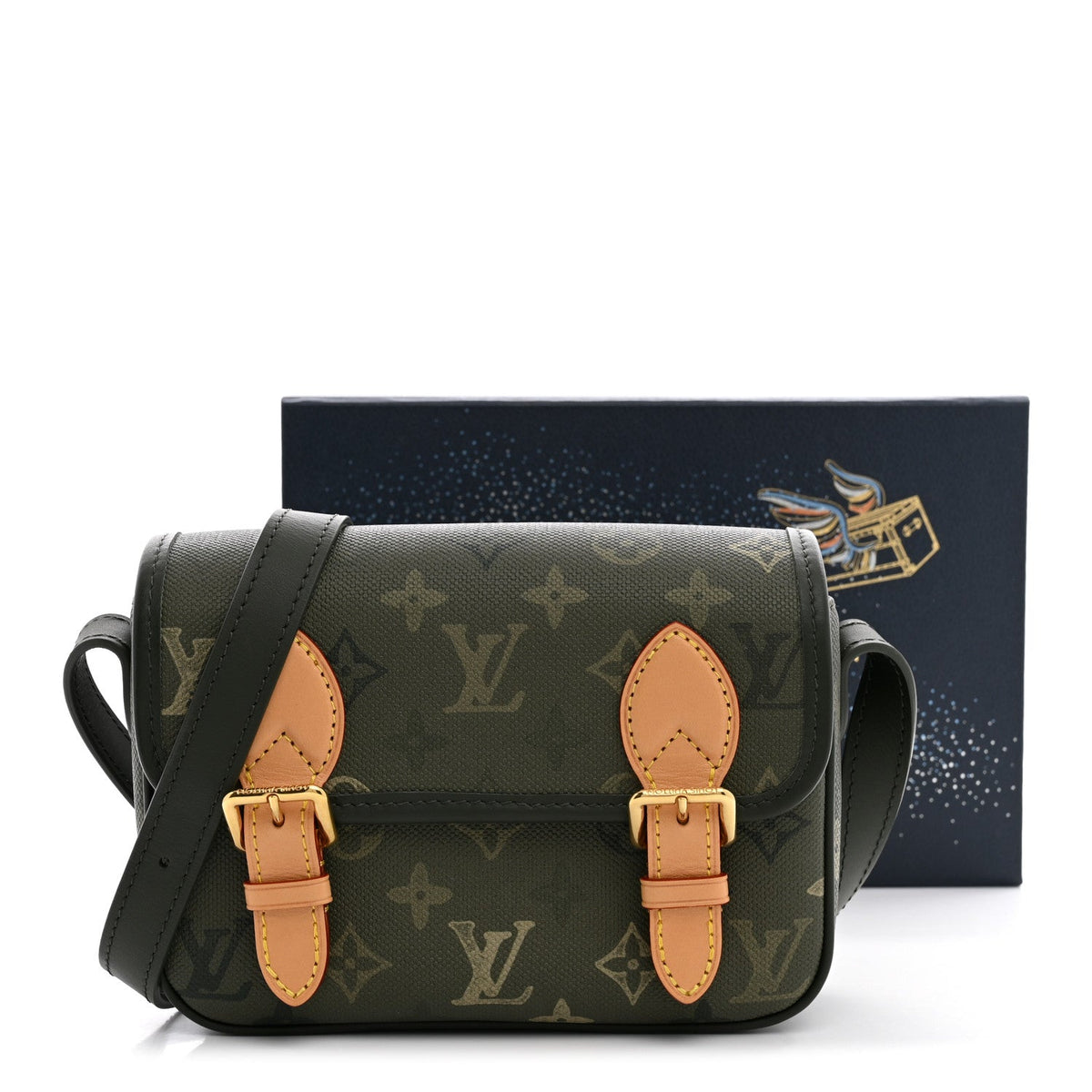 Monogram Surplus Satchel Wallet Khaki