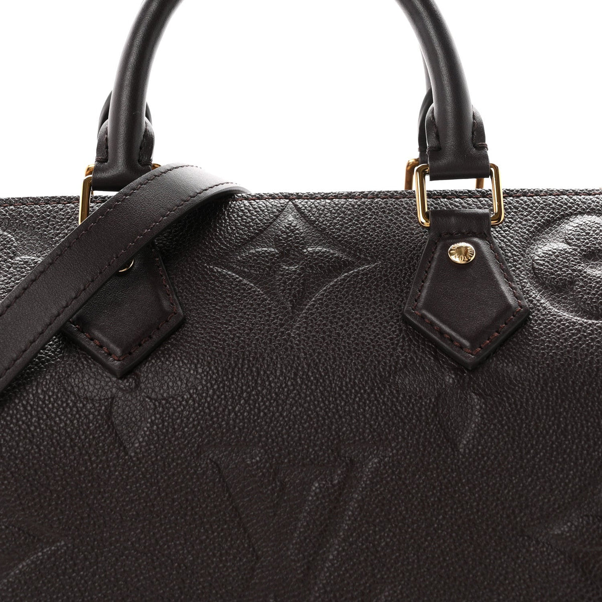 Empreinte Monogram Giant Speedy Bandouliere 25 Chocolate