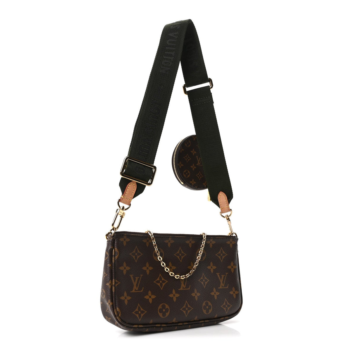 Monogram Multi Pochette Accessories Kaki