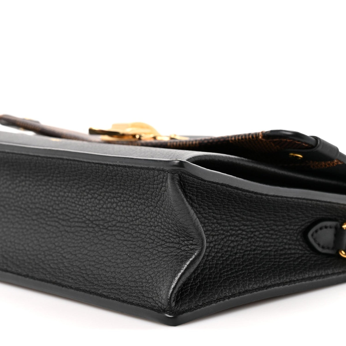 Damier Ebene Vavin Chain Wallet Black