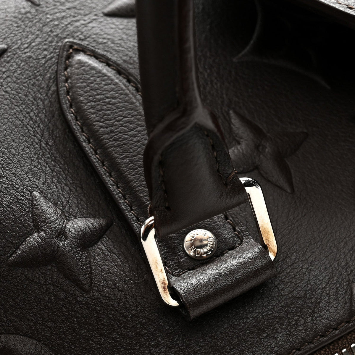 X EDUN Monogram Revelation Keepall 45 Bandouliere Brown
