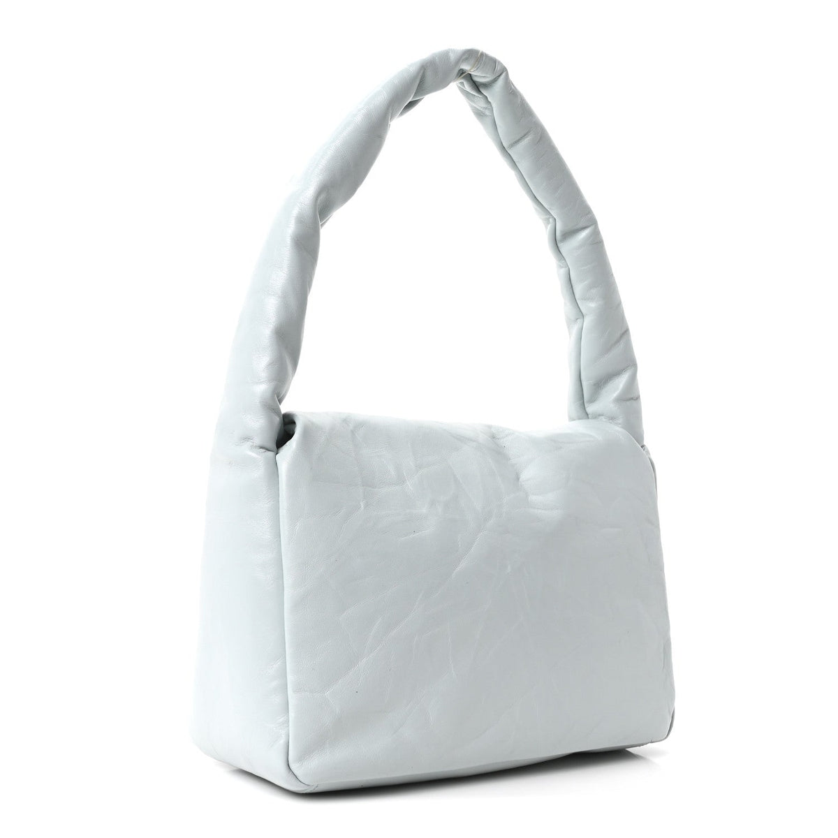 Thin Calfskin Small Monaco Sling Shoulder Bag  Light Blue