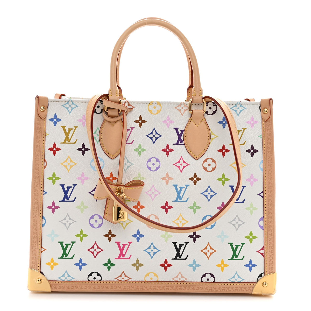 LV X TM Monogram Multicolor Onthego MM White