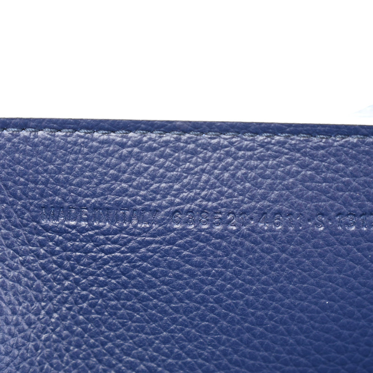 Grained Calfskin Neo Classic Black Hardware S City Navy