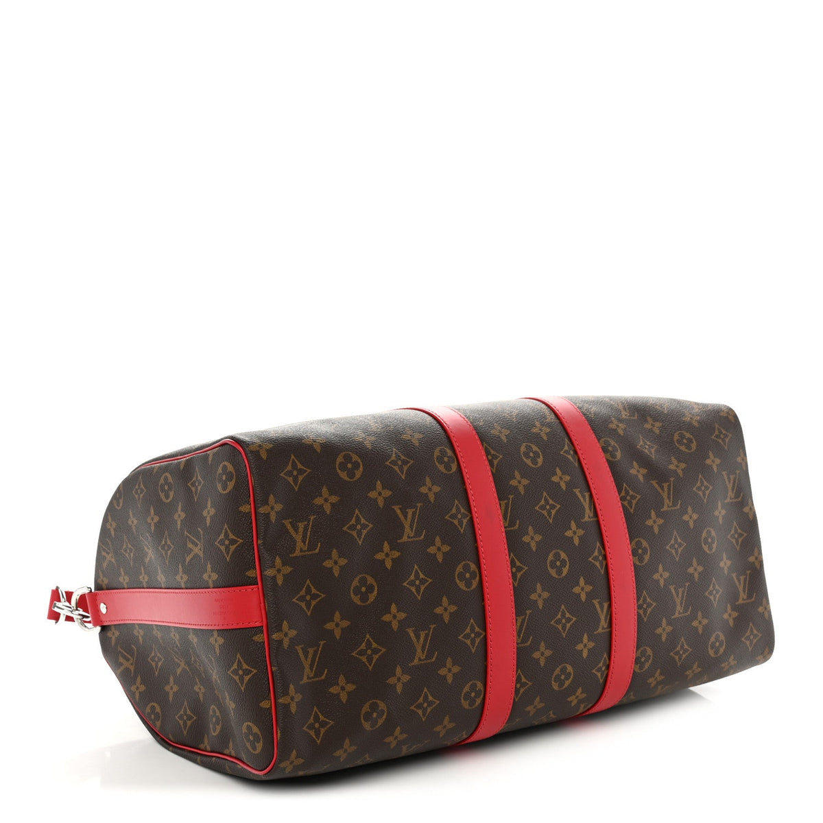 Monogram Macassar LV Colormania Keepall Bandouliere 45 Sari Red