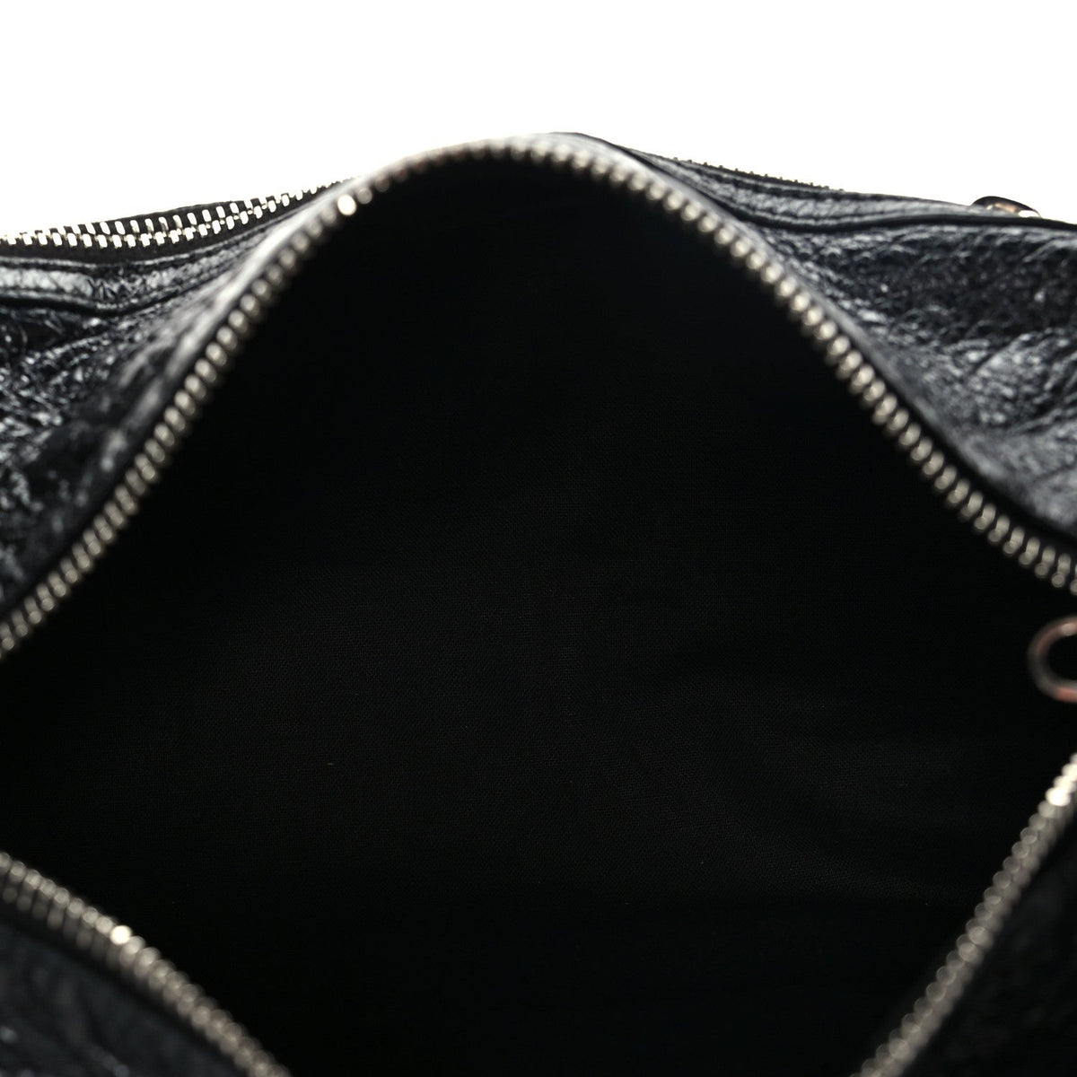 Agneau Arena Superbusy XS Sling Zip Shoulder Bag Black