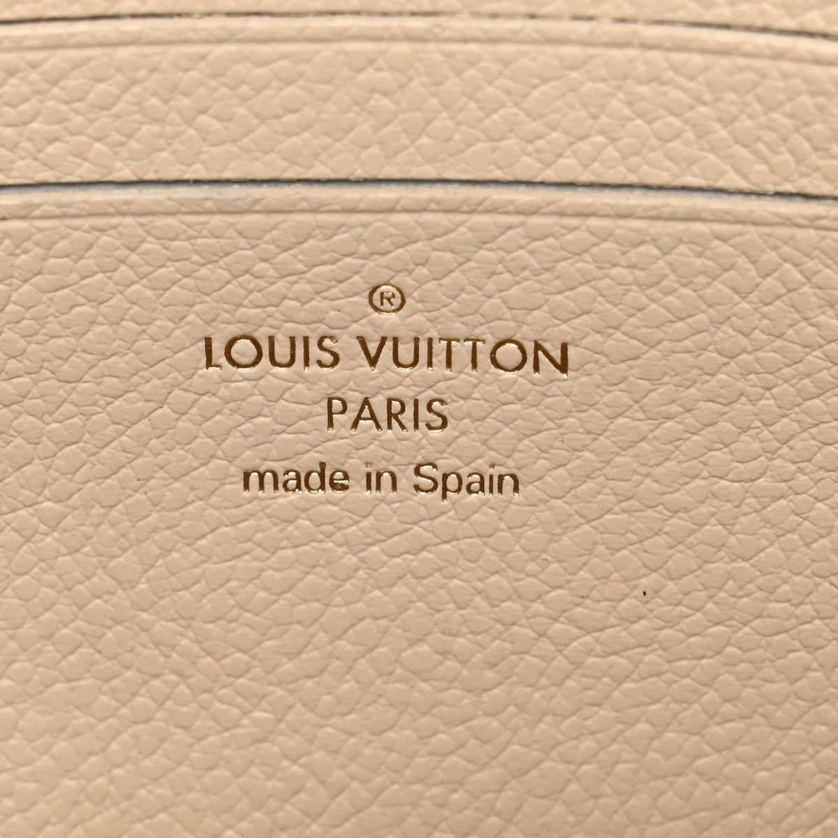 Empreinte Monogram Giant Ivy Wallet On Chain Cream