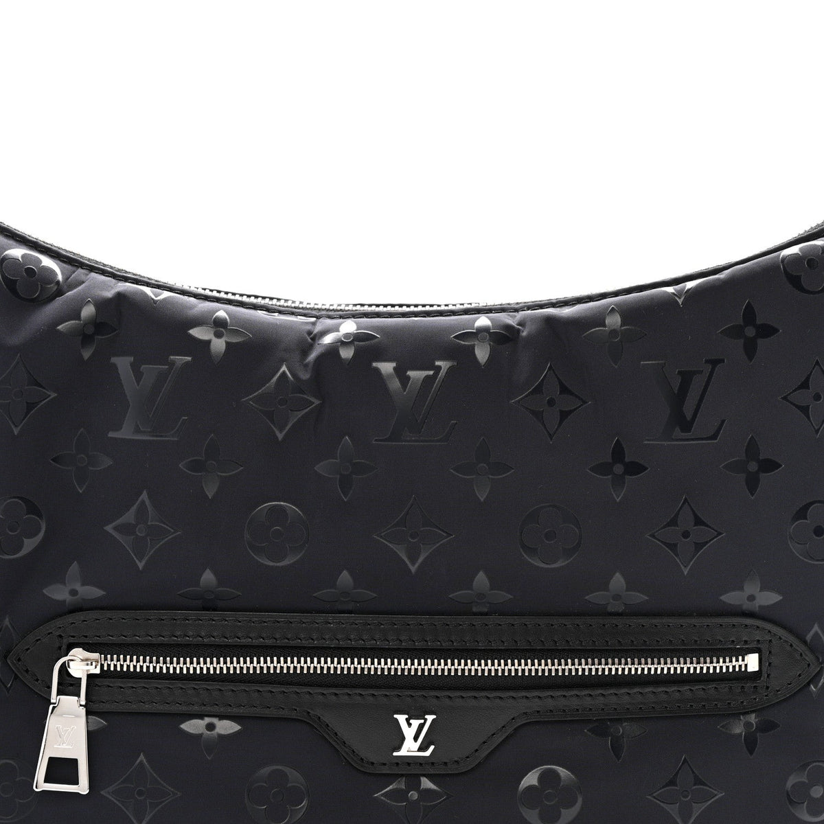 Nylon Monogram Loop Pocket Hobo Polar Night