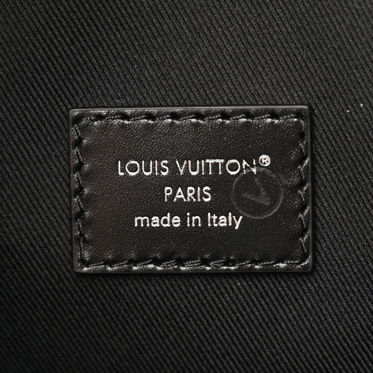 Shiny Calfskin Montsouris Cargo Backpack Black