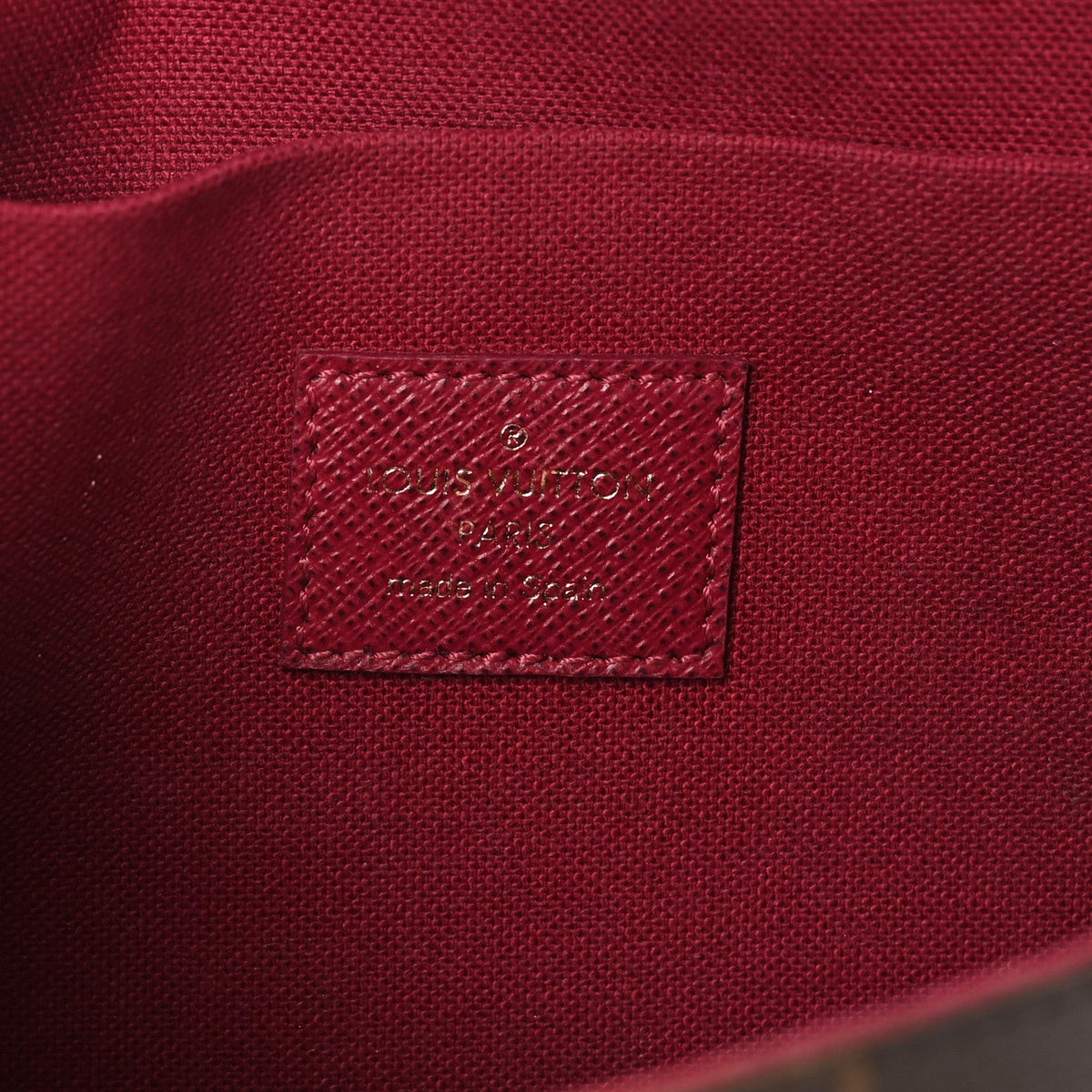 Monogram Pochette Felicie Chain Wallet Fuchsia