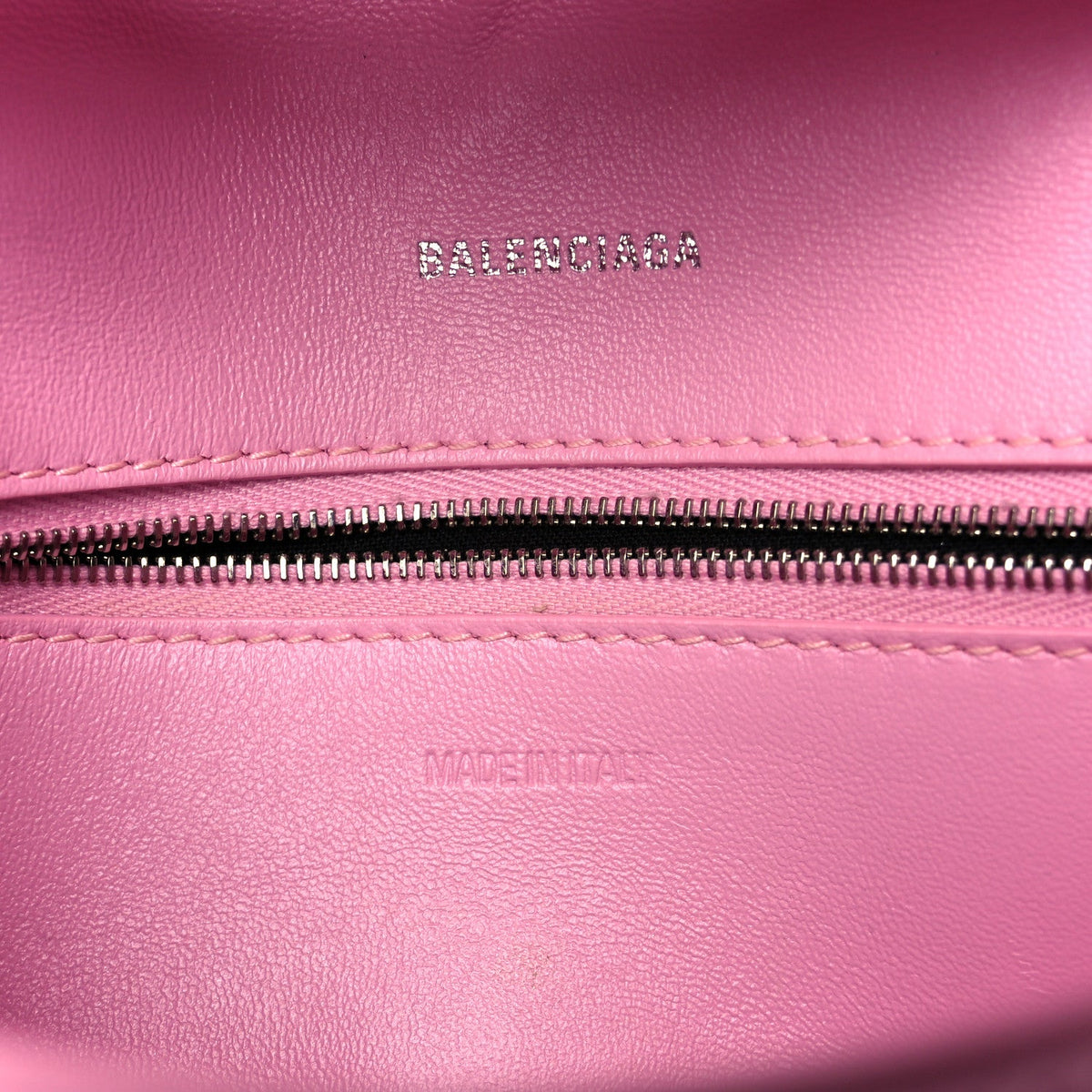 Semi Shiny Smooth Calfskin Small Downtown Shoulder Bag Candy Pink