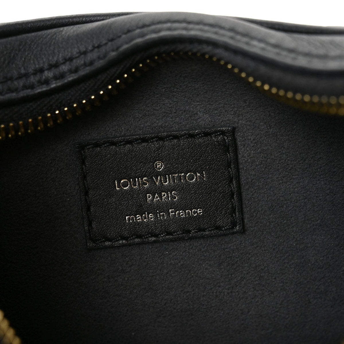 Calfskin Embossed Monogram Loop Black