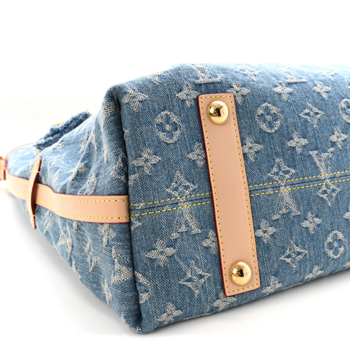 Monogram Denim CarryAll MM Blue