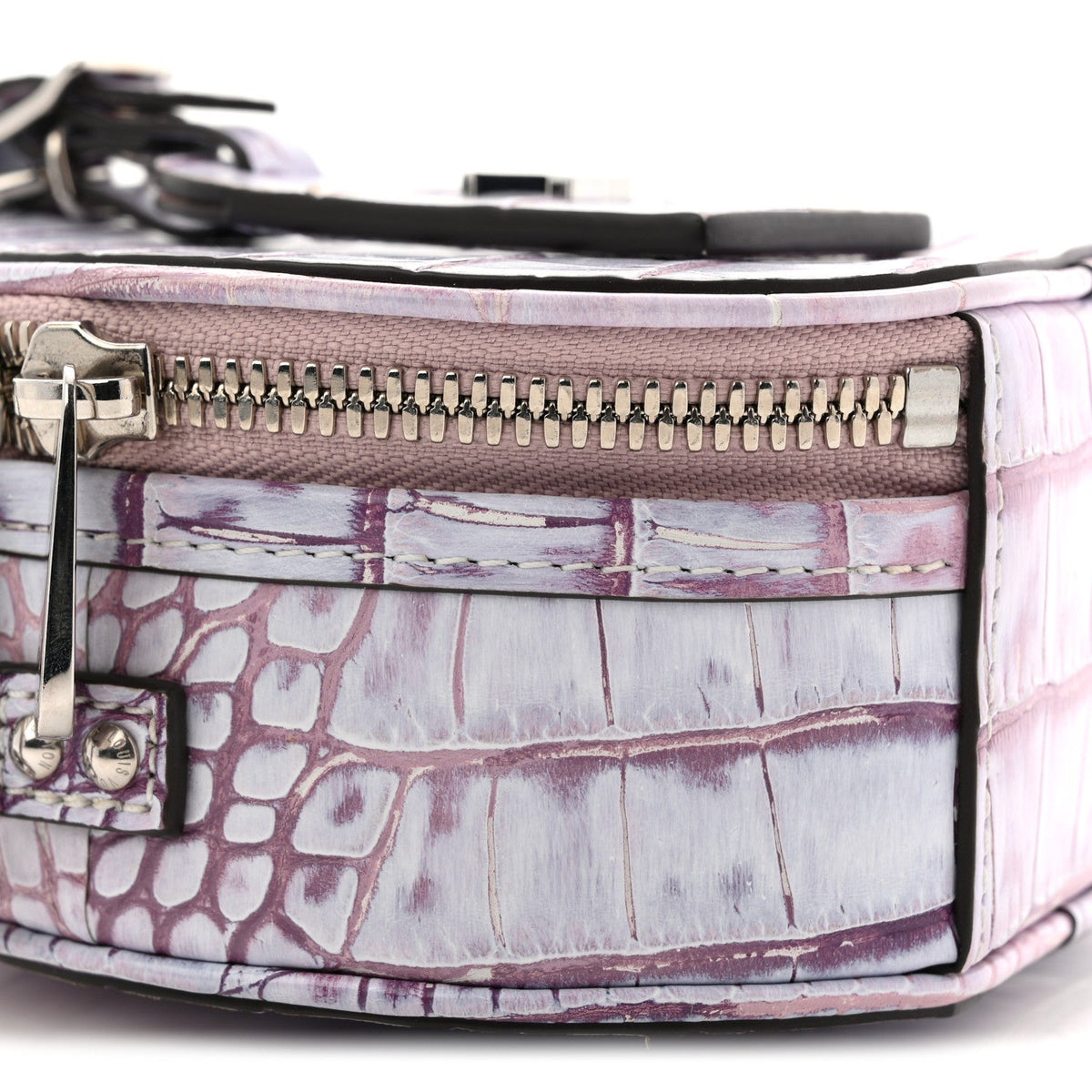 Crocodile Mini Boite Chapeau Light Purple