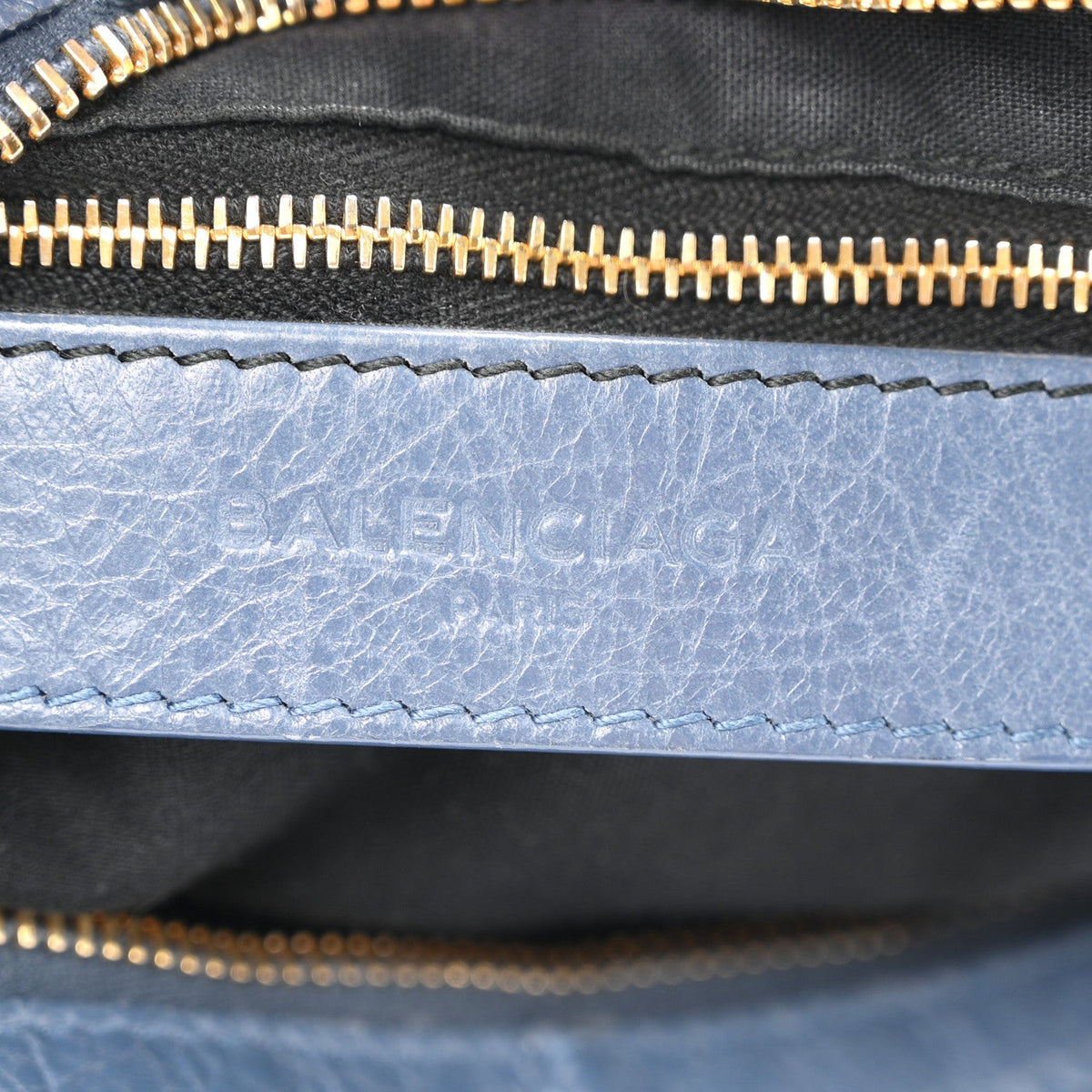 Agneau Giant 12 Gold Hardware City Bleu Persan