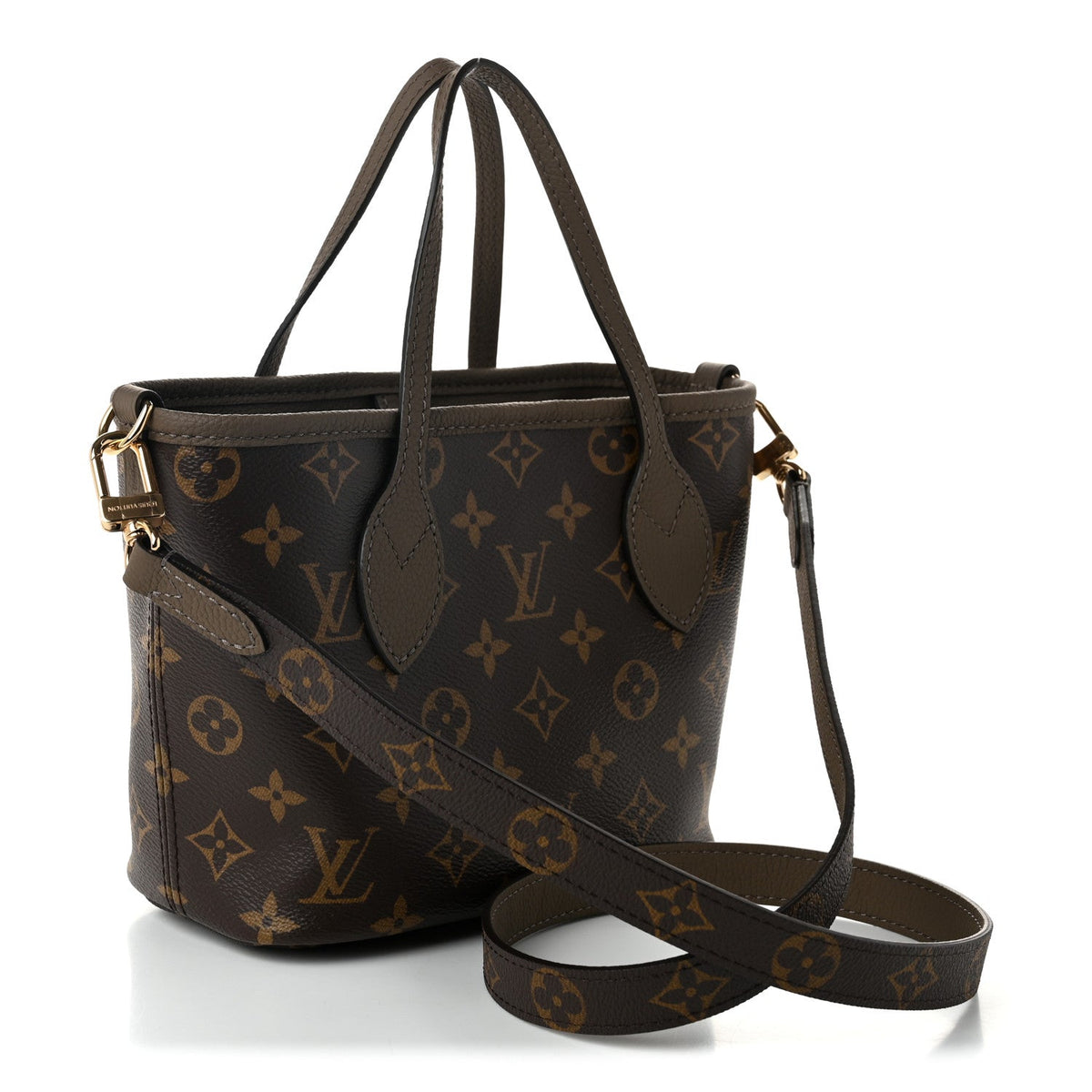 Monogram Neverfull Inside Out Bandouliere BB Dark Fango