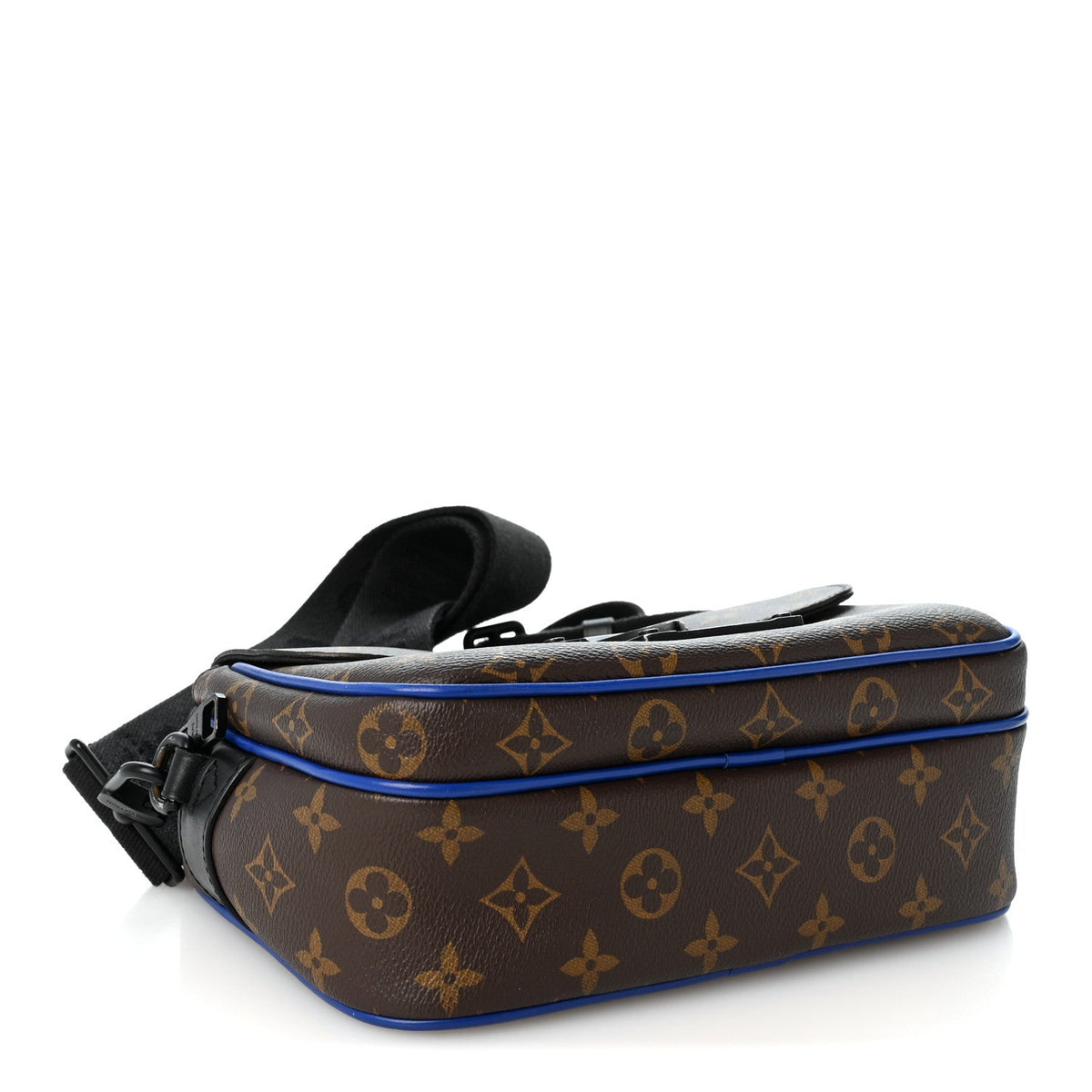 Monogram Macassar S Lock Messenger Blue