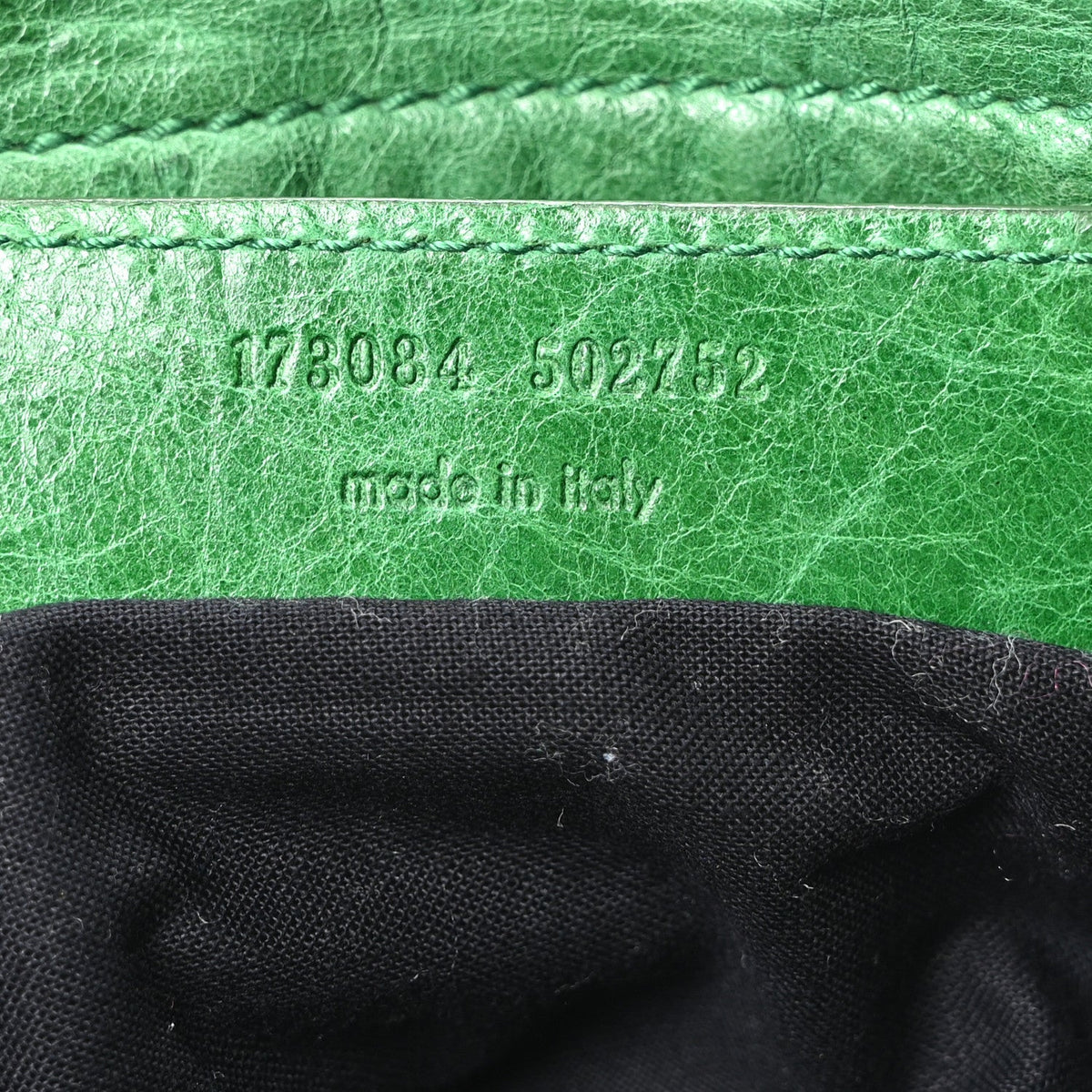 Chevre Satin Giant 21 Silver Hardware City Green Floral