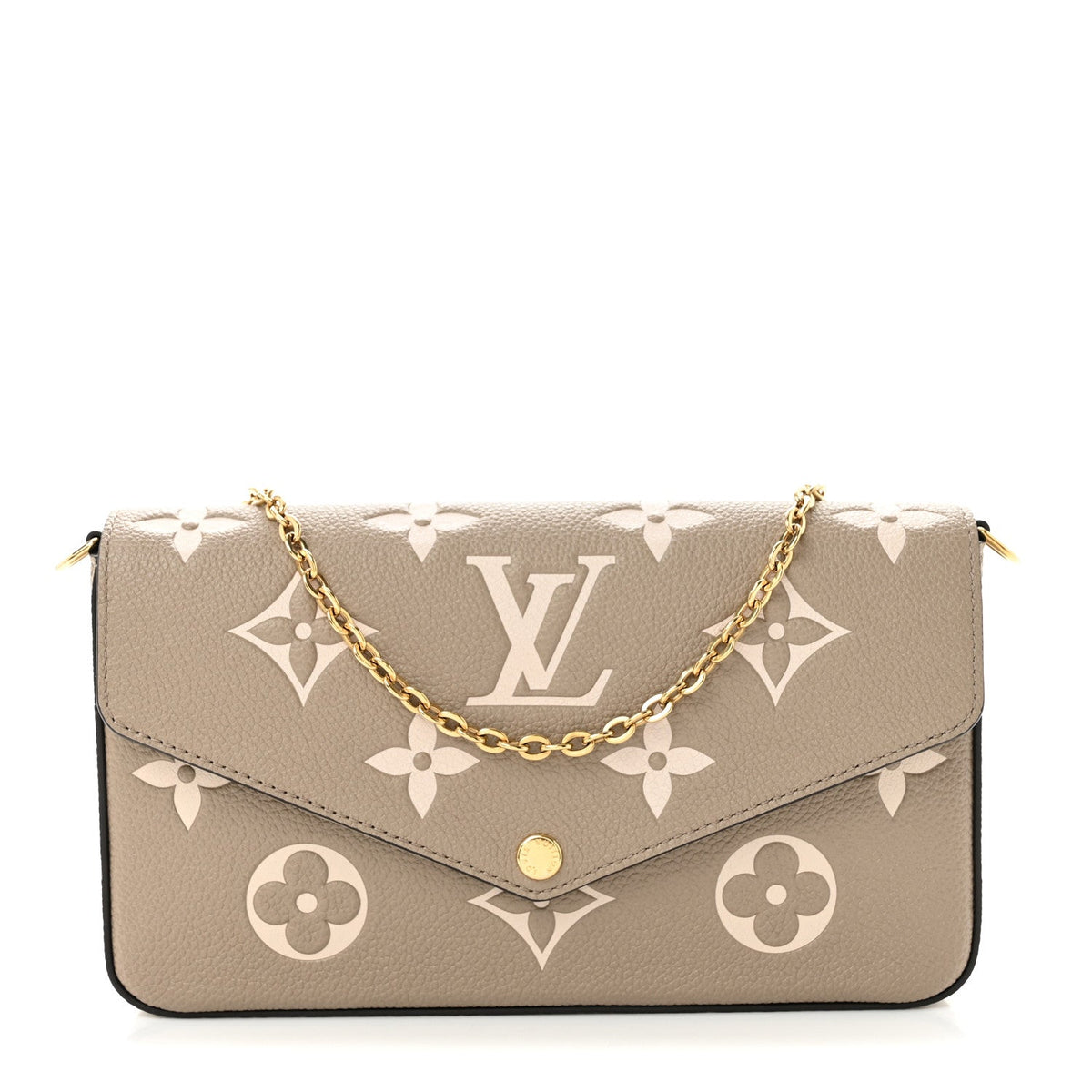 Empreinte Monogram Giant Felicie Pochette Tourterelle Creme