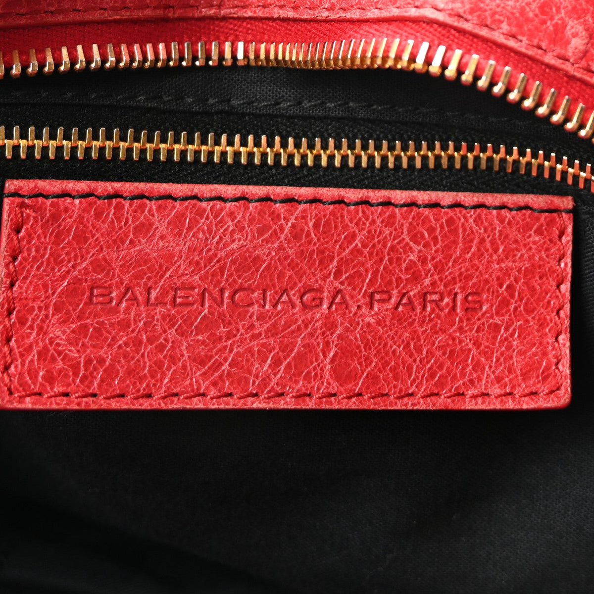 Agneau Giant 12 Gold Hardware Part Time Rouge Cardinal