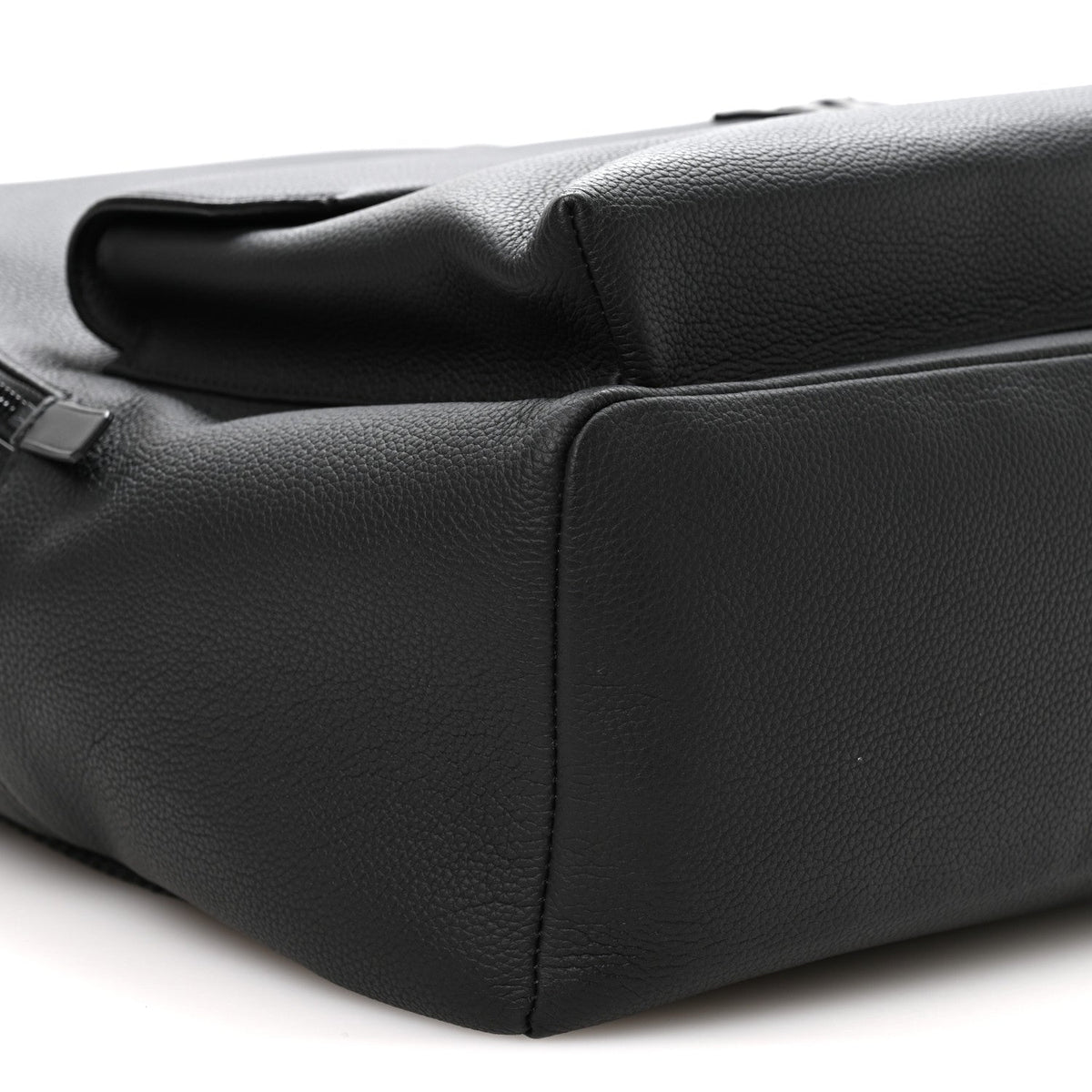 Grained Calfskin Aerogram Takeoff Backpack Black