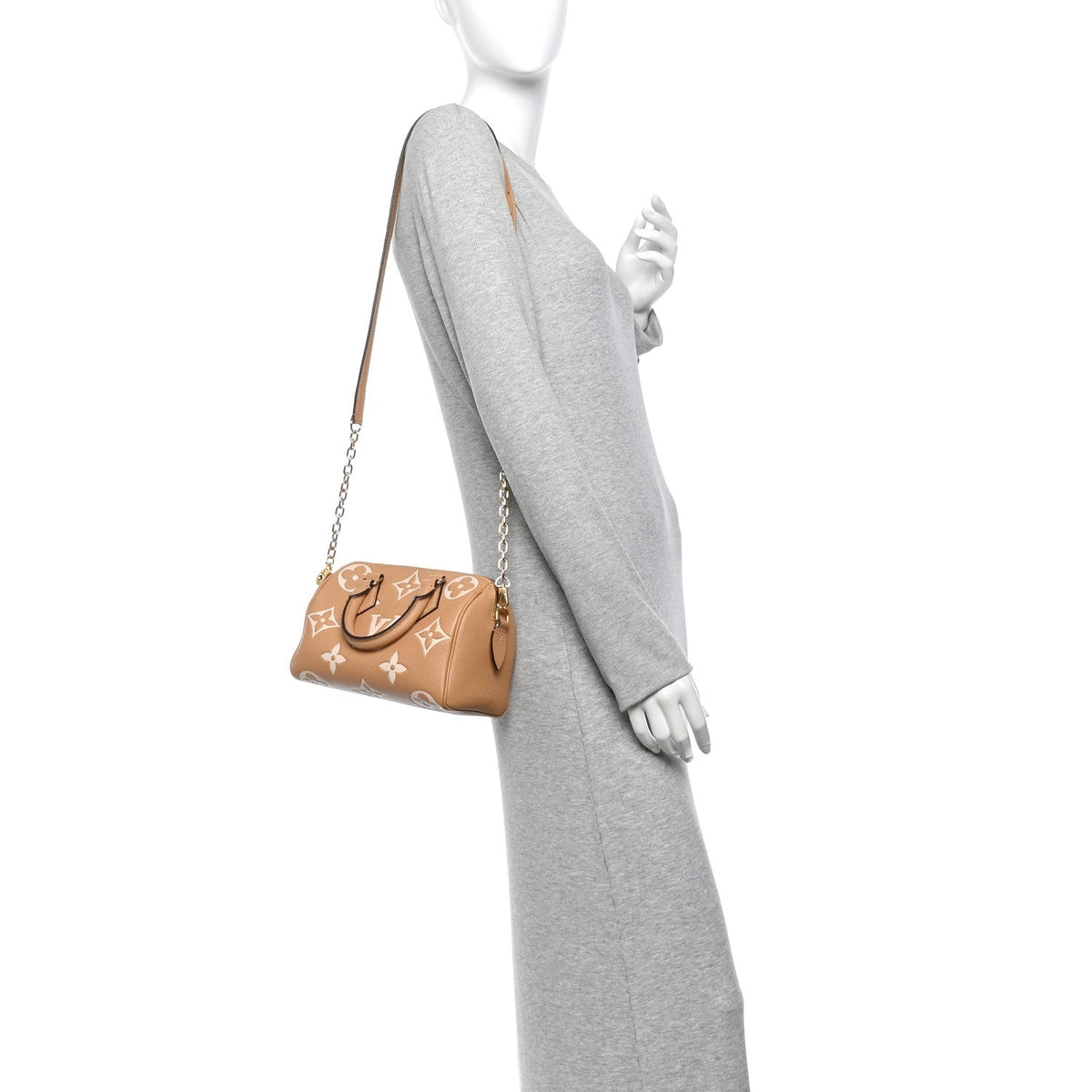 Empreinte Monogram Giant Speedy Bandouliere 20 Arizona Creme