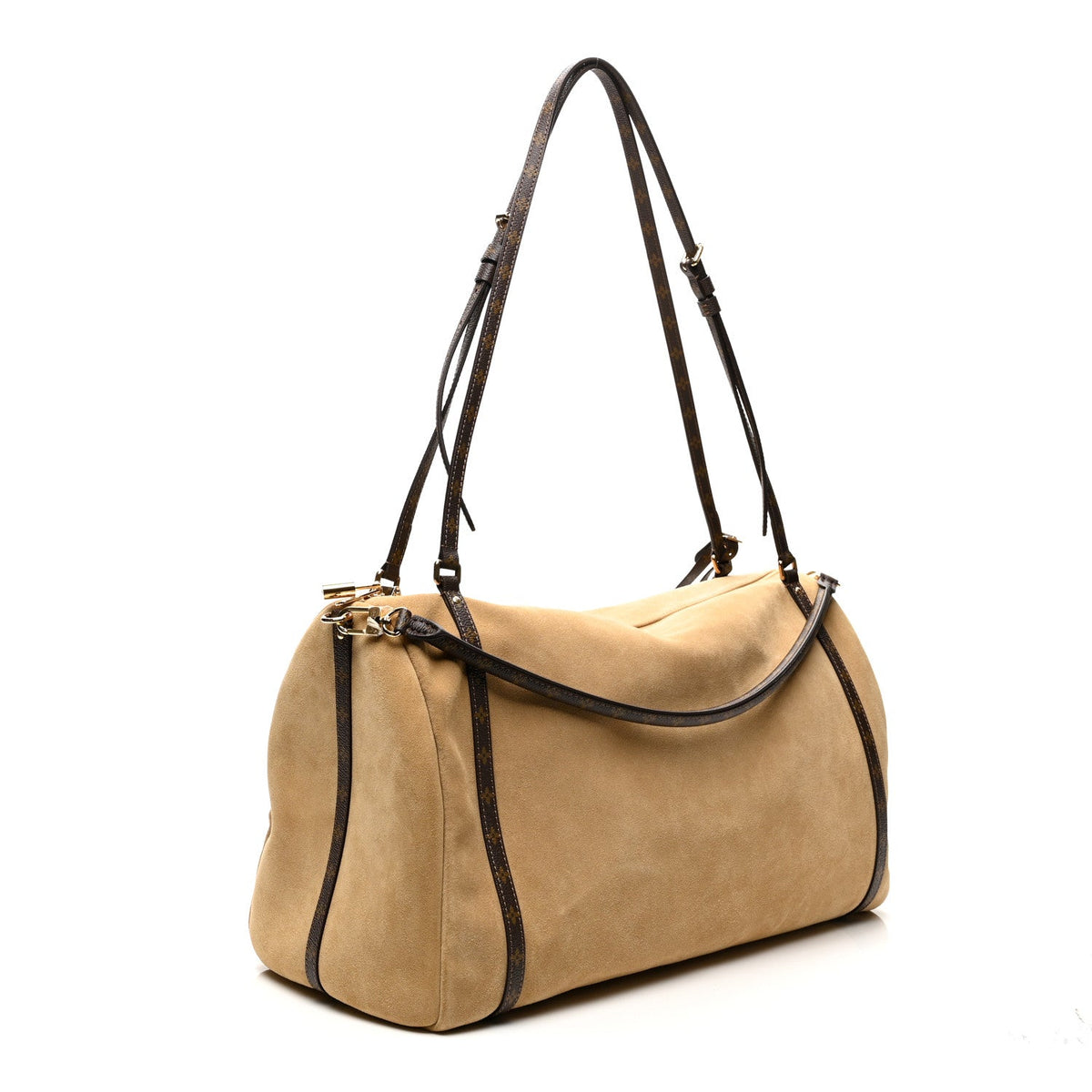 Suede Monogram Express GM Brown