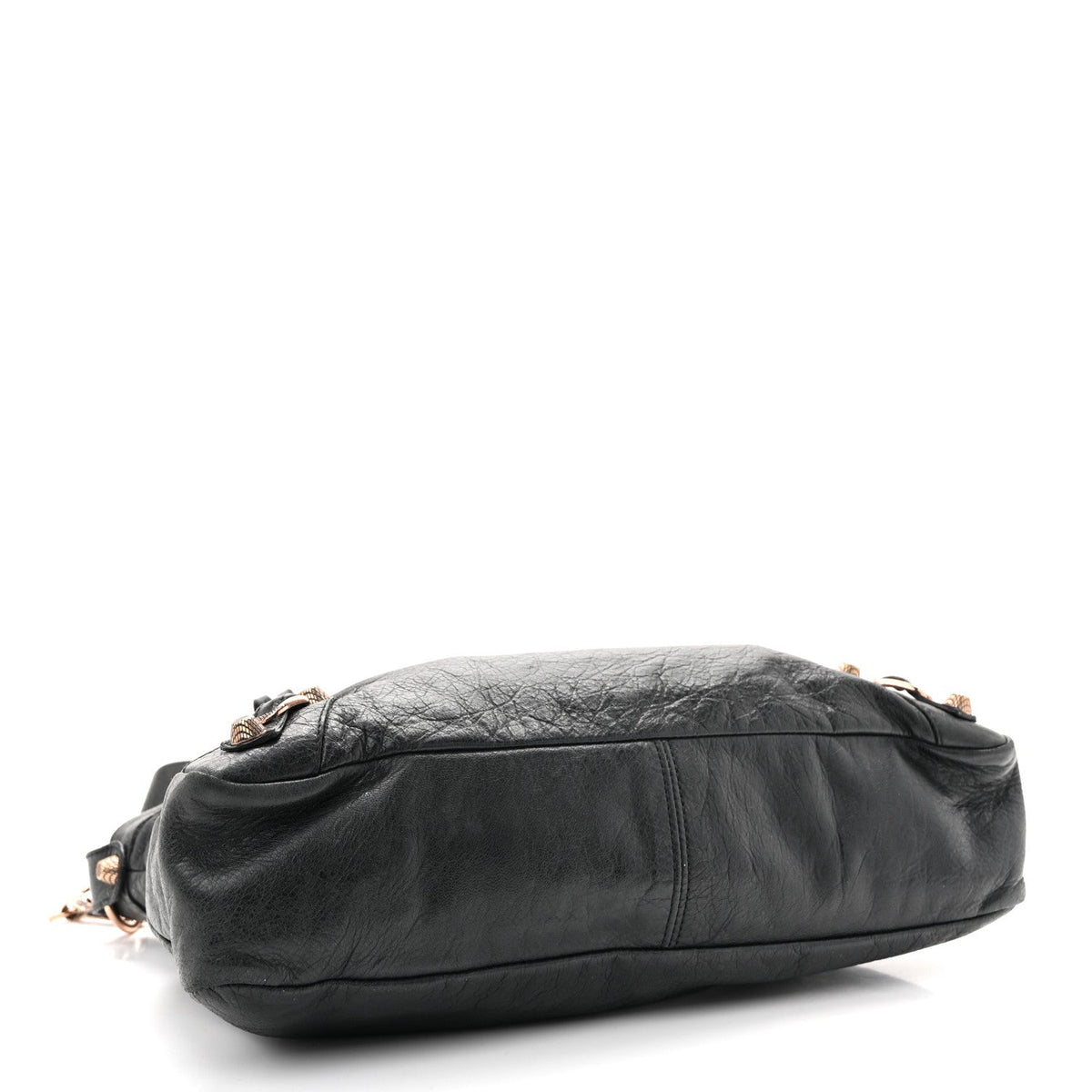 Agneau Giant 12 Rose Gold Hardware Town Black